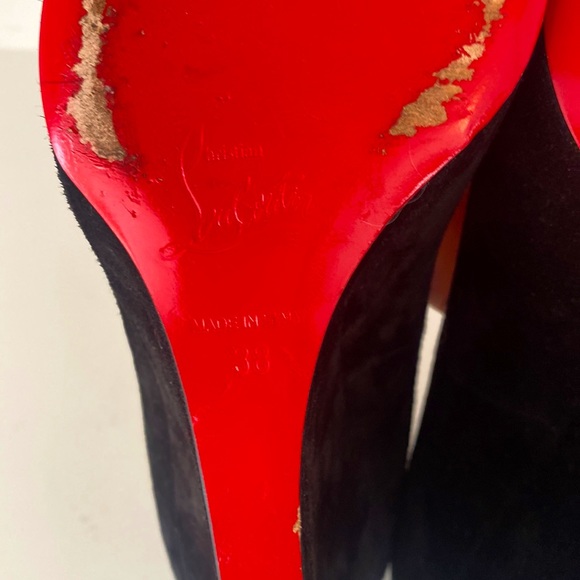Christian Louboutin Suede Wedges🌹💋 - Picture 6 of 9